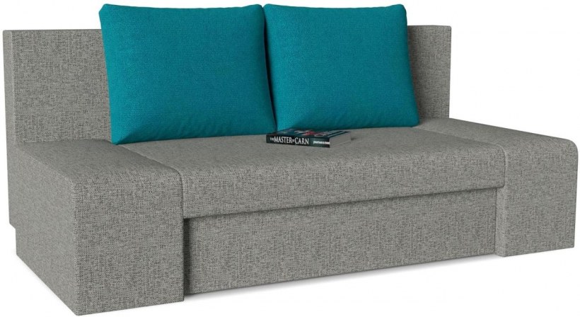 Комната с синим диваном