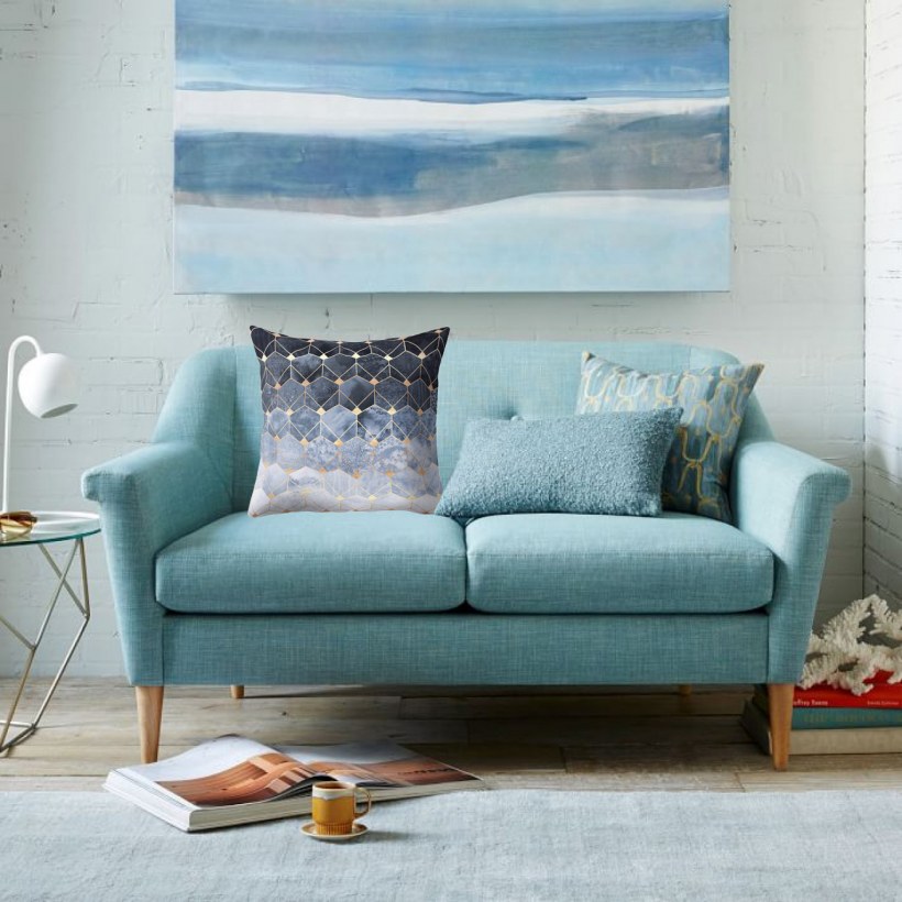 Бирюзовый диван