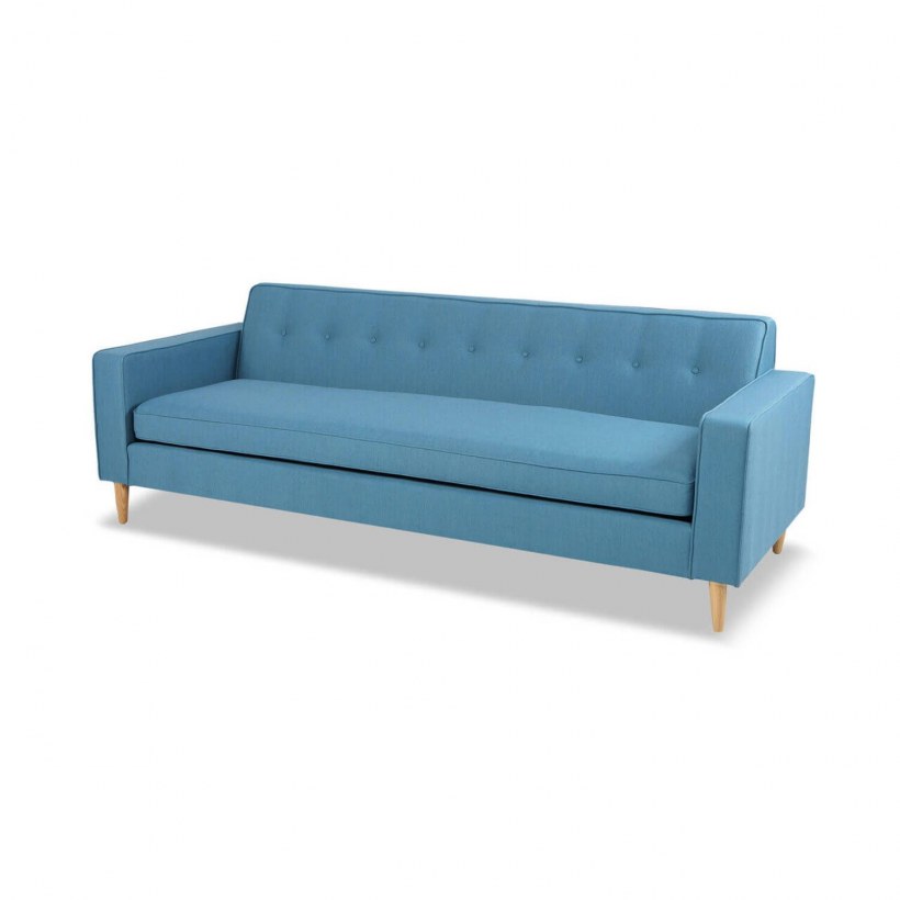 Серо-голубые стены в интерьере