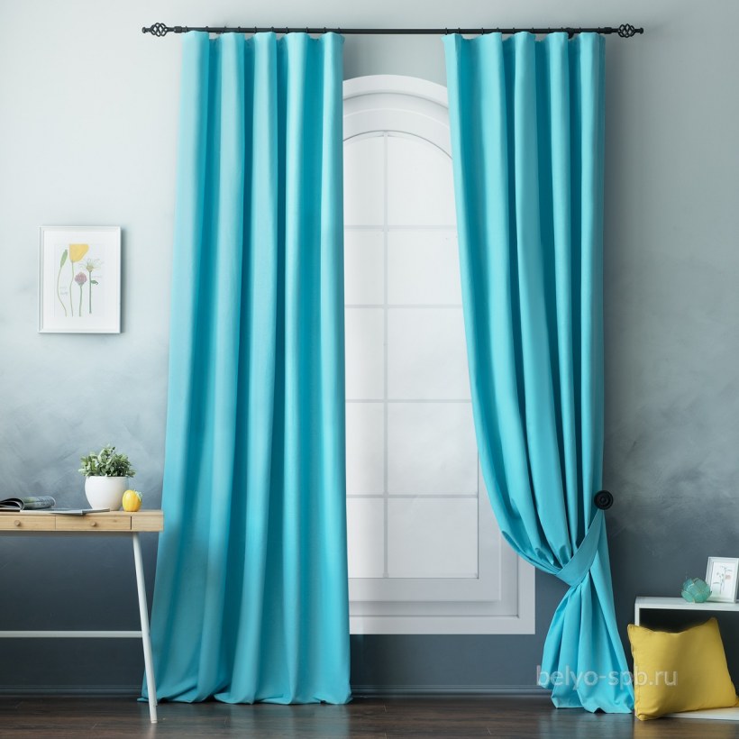 Шторы Pasionaria бирюзовый