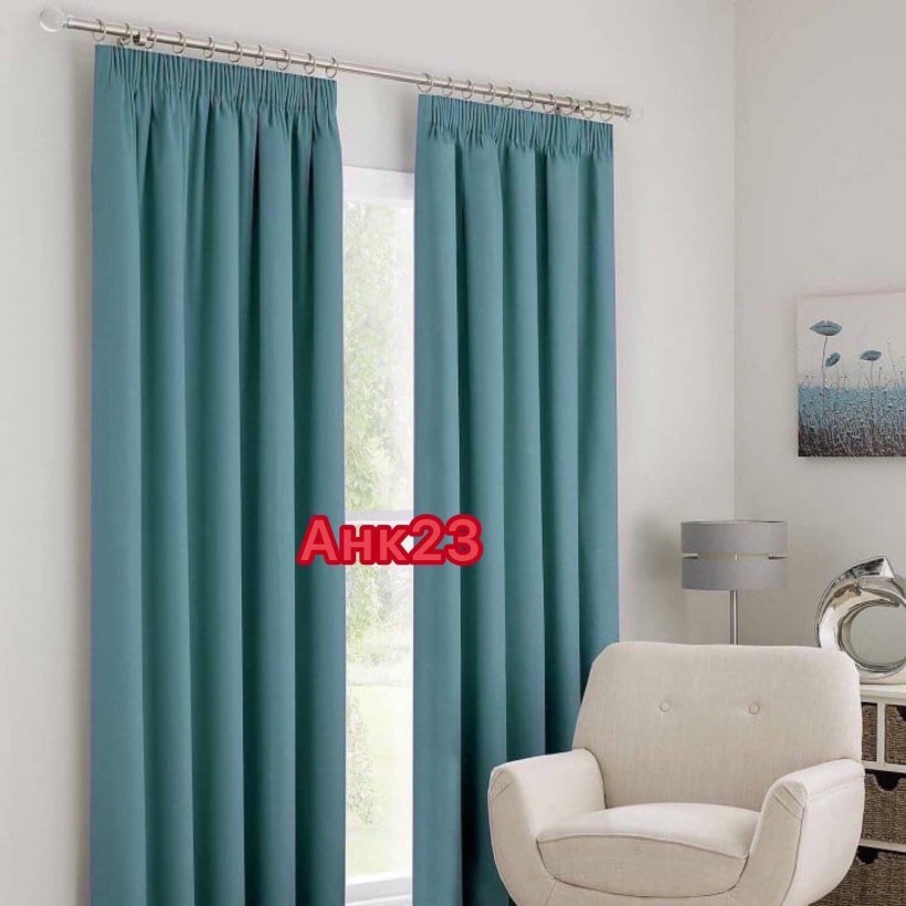 Шторы блэкаут Амалия бирюза