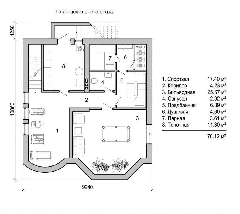 Цокольный этаж