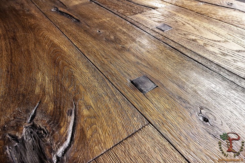 Доска рустик. Дуб болотный