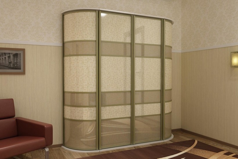 Шкаф купе радиусный Нарайна