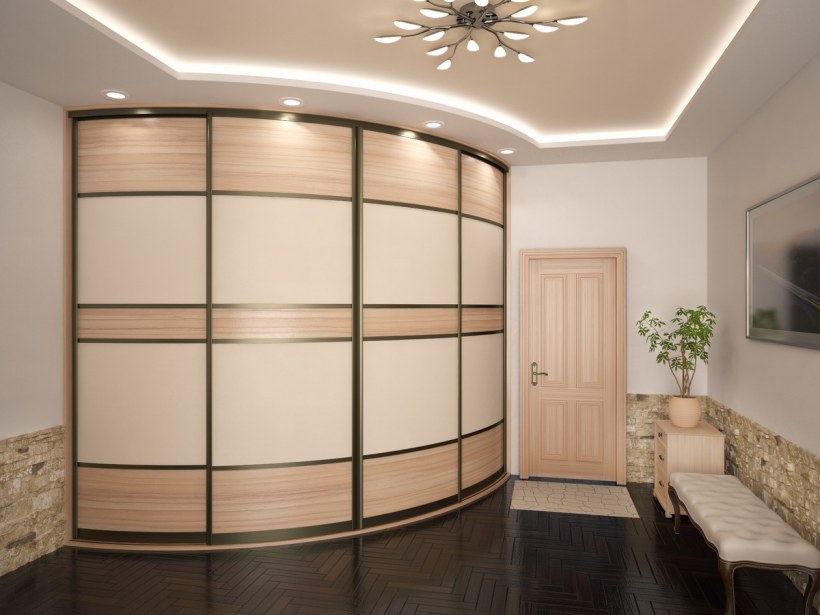 Радиусные шкафы купе 2000