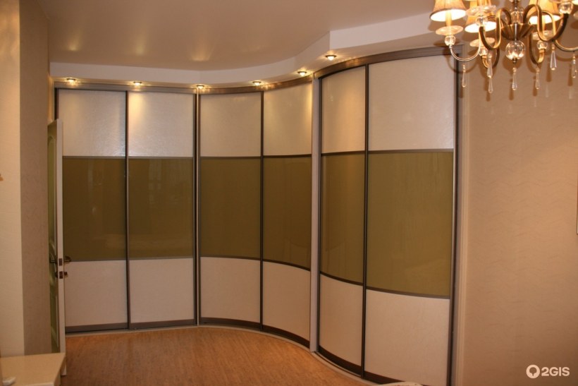 Радиусный шкаф купе "Родос-1"