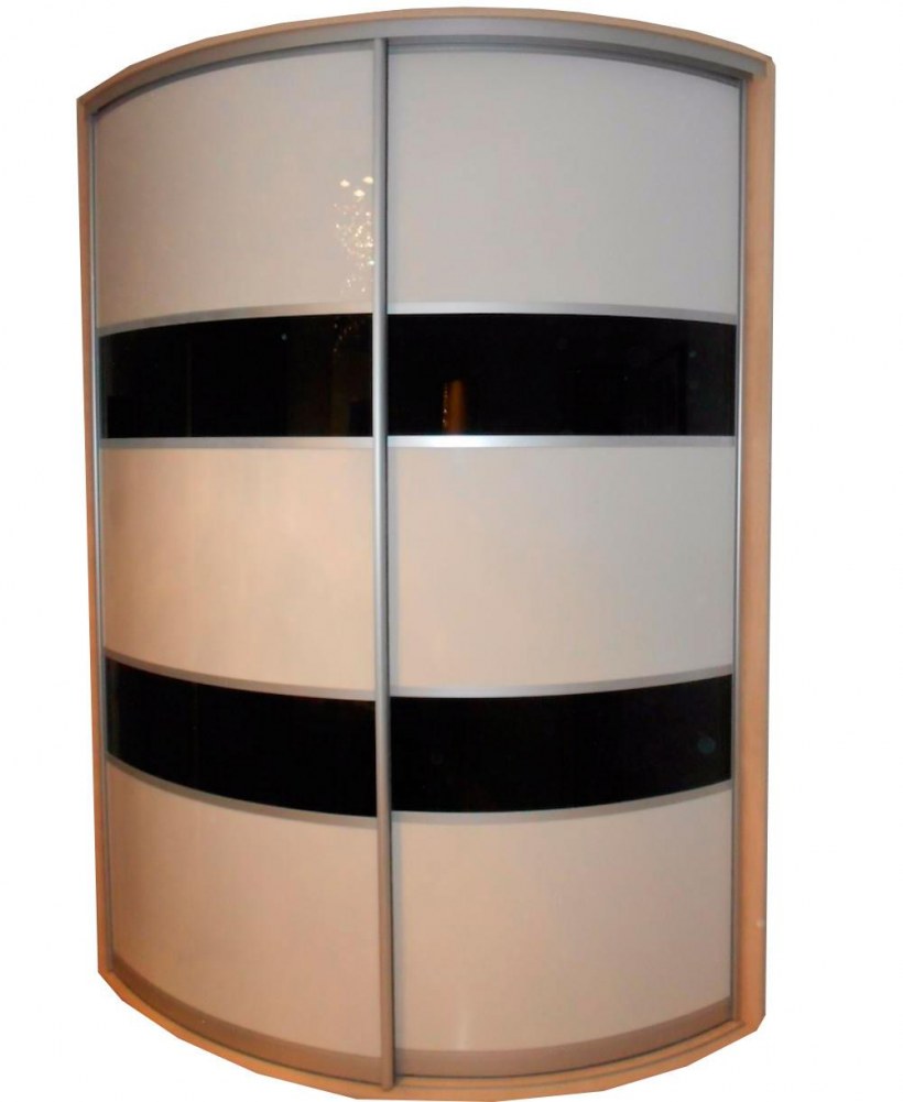 Радиусный шкаф-купе Мебелеф-2