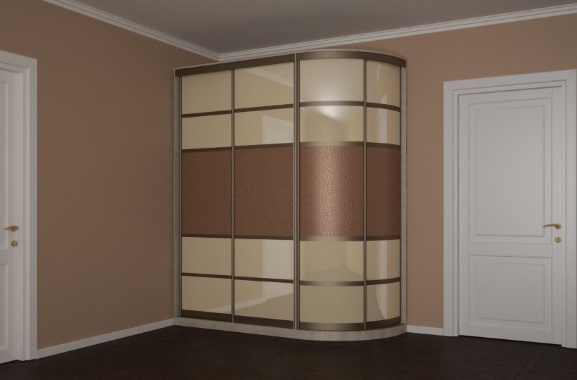 Шкаф полукругом