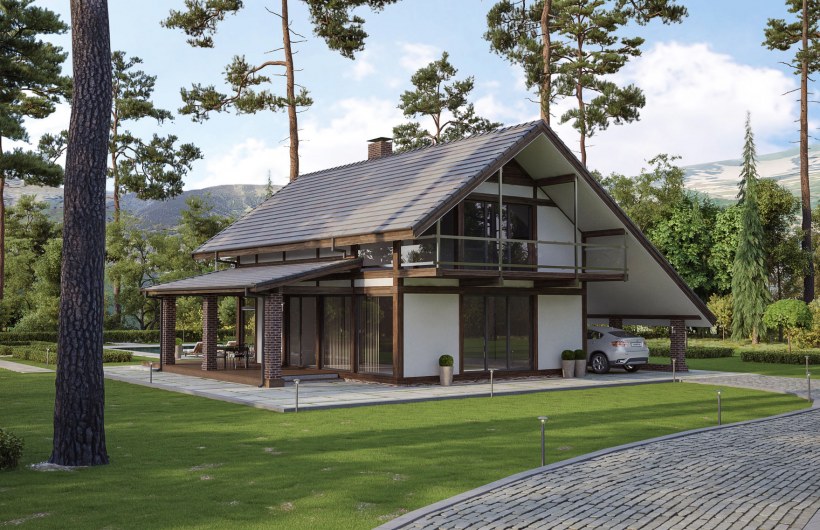 Дом в стиле фахверк в Германии