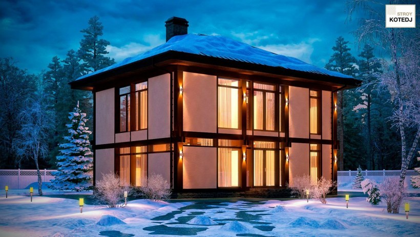 Дом в стиле фахверк