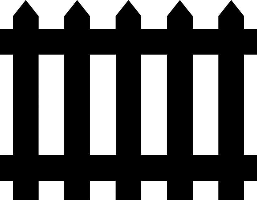 Забор трафарет