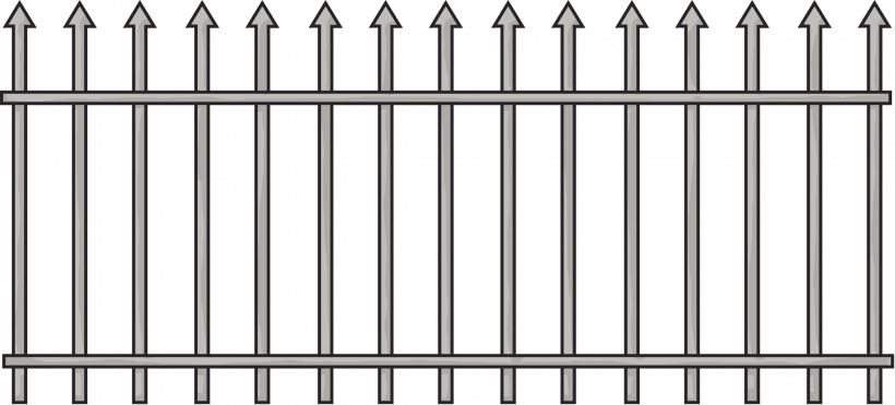 Забор трафарет