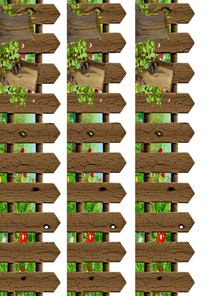 Заборчик для огорода на окне