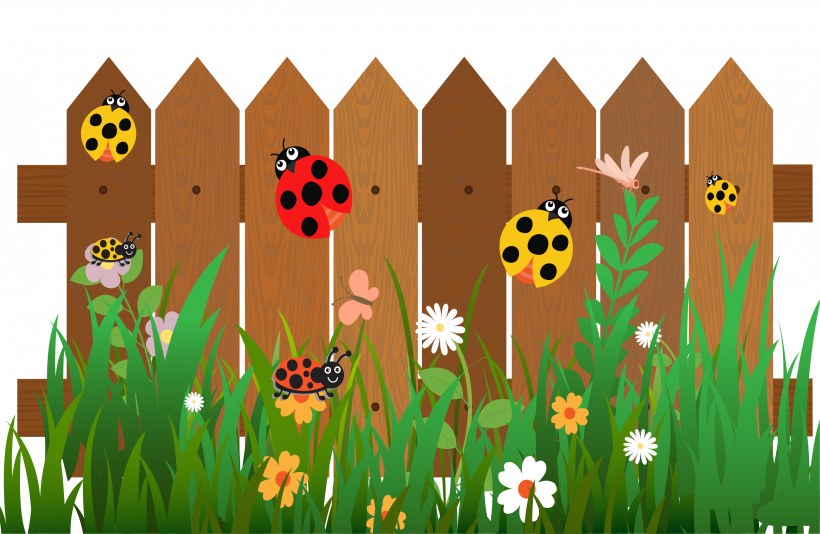 Забор мультяшный