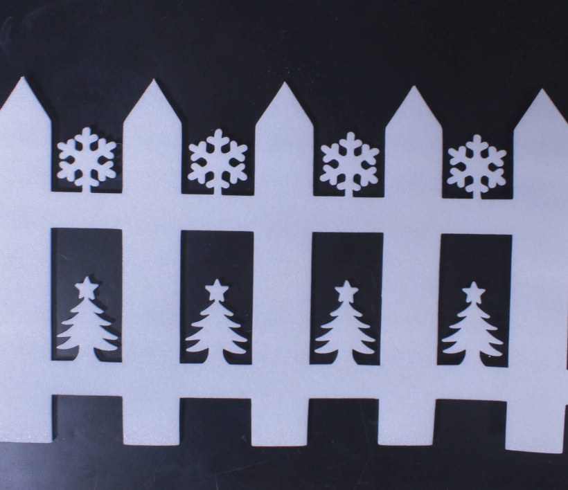 Новогодний заборчик