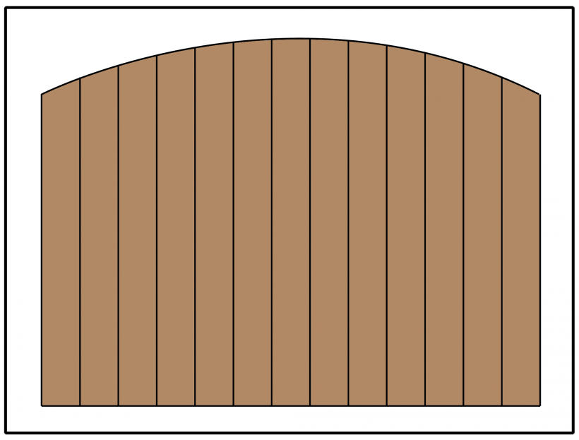 Трафарет для покраски для забора из дерева