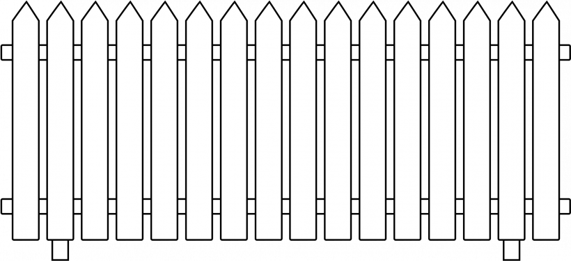 Забор для раскрашивания
