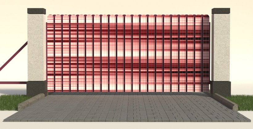 Как красят заборы полимер 3д на производстве