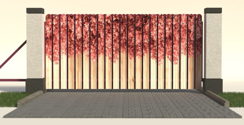 Как красят заборы полимер 3д на производстве