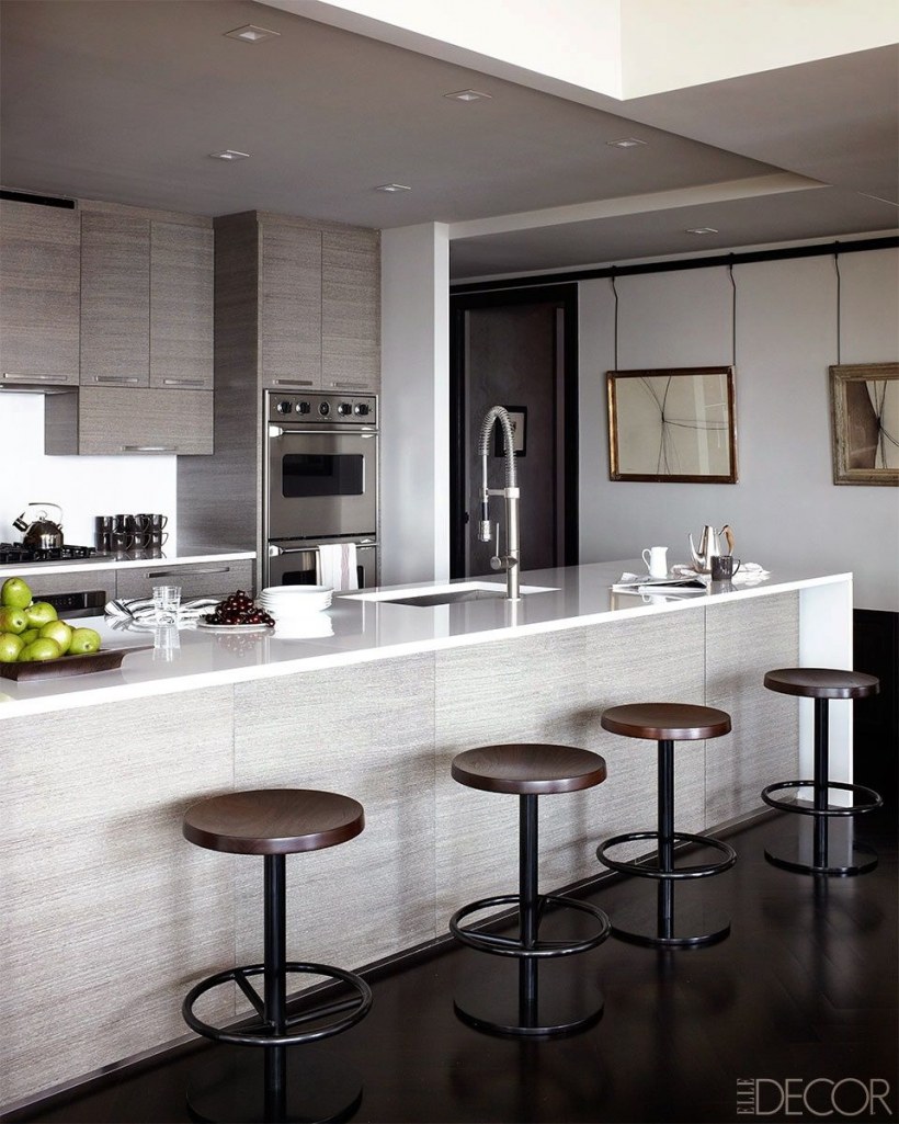 Кухни с барной стойкой