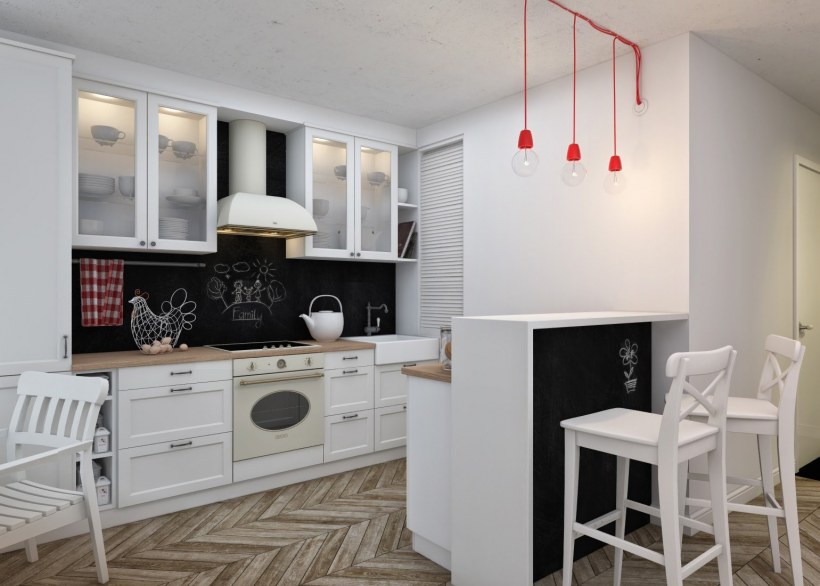 Кухня в скандинавском стиле от икеа