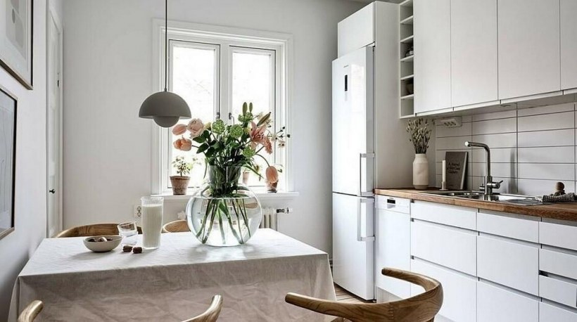 Кухня в скандинавском стиле икеа
