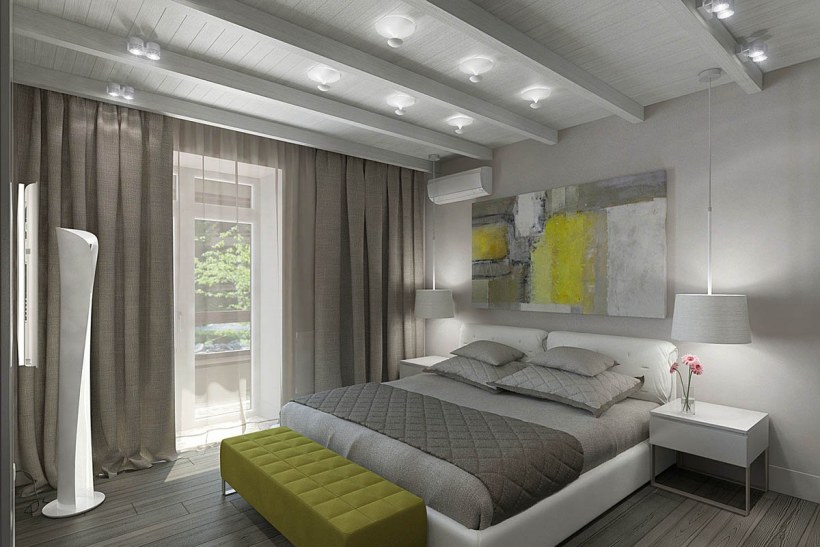 Дизайн спальни семейной пары классика