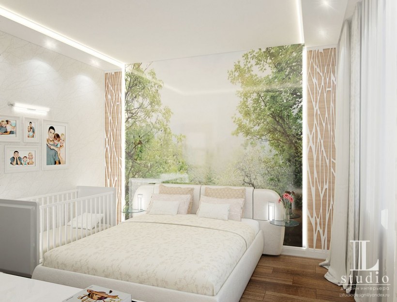 Красивый интерьер в белом стиле