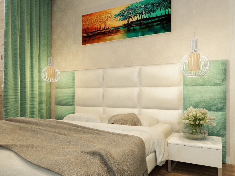 Спальня для семейной пары с гардеробной