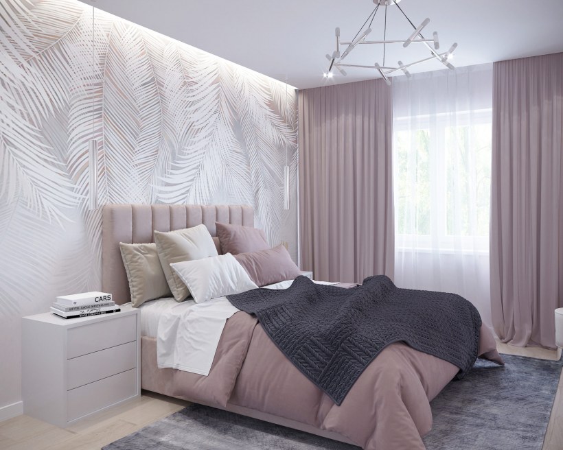 Интерьер спальни для семейной пары