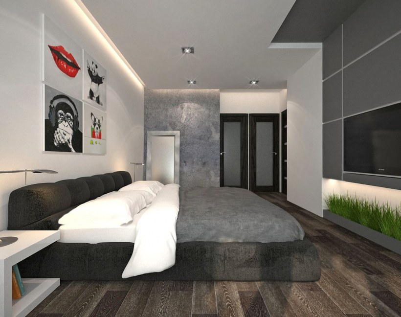 Интерьер спальни для молодой семьи