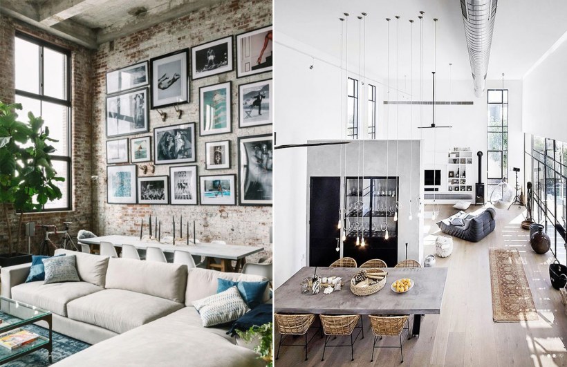 Интерьер лофт