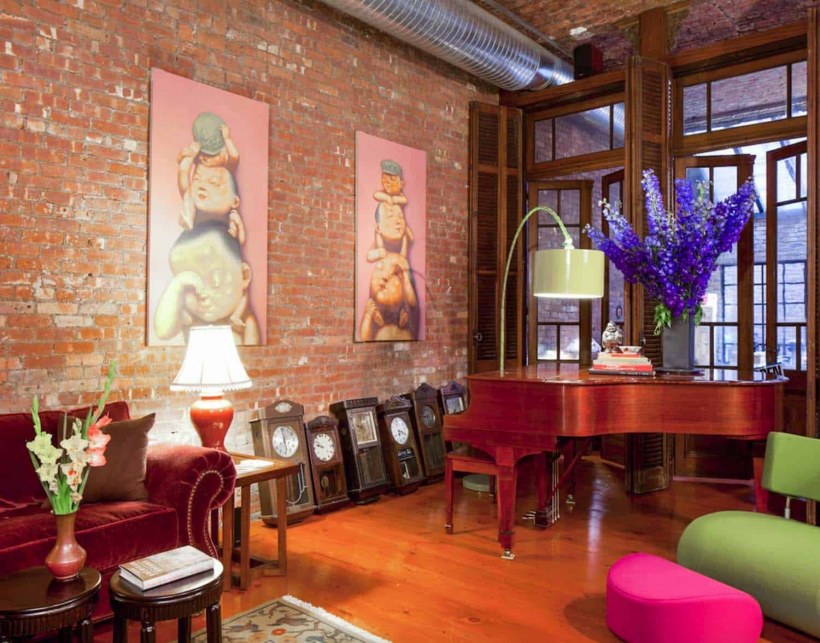 Интерьер в стиле Индустриальный гламур