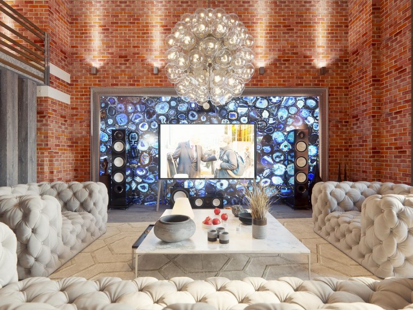 Роскошный лофт в интерьере