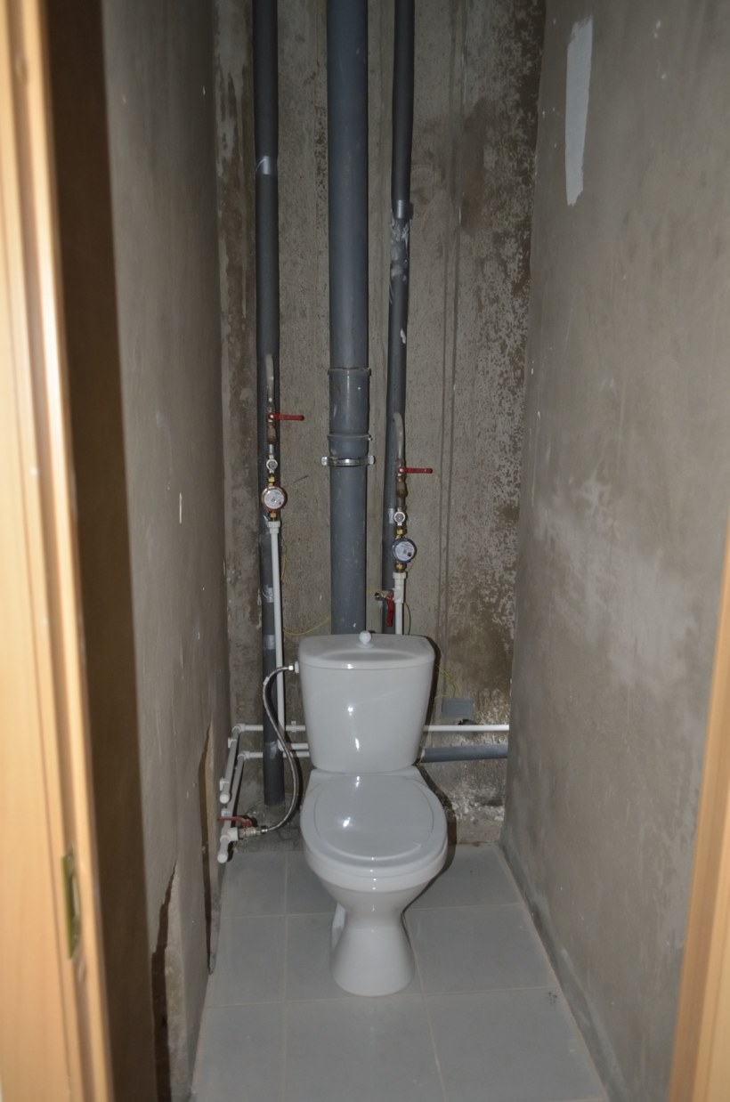 Сантехника прокладка труб в ванной