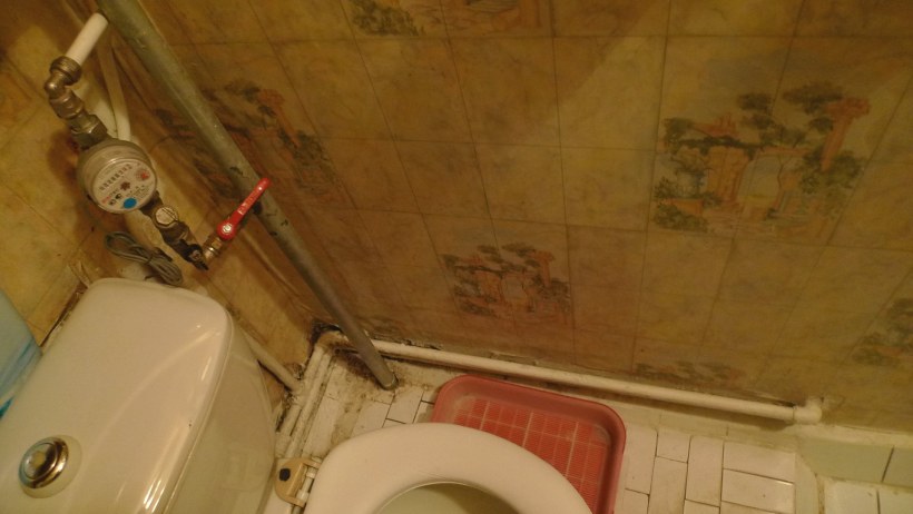 Разводка в ванной панельный дом