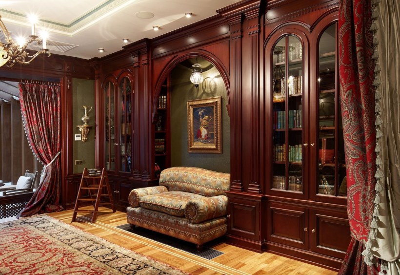 Староанглийский стиль в интерьере