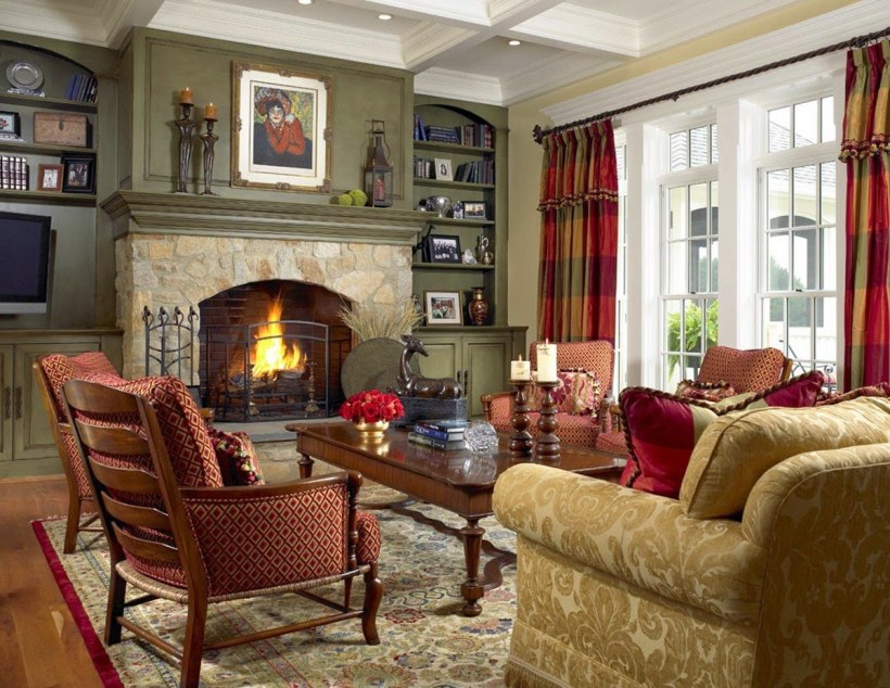 Камин в английском стиле