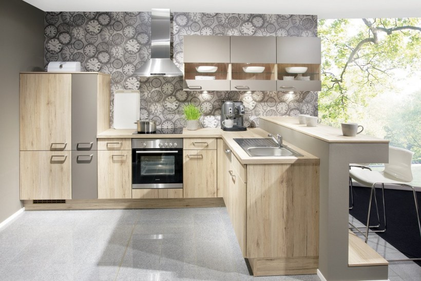 Кухня лофт угловая хофф