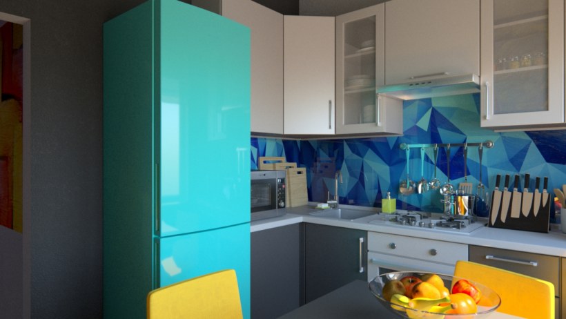 Фасады акрил кухня фото