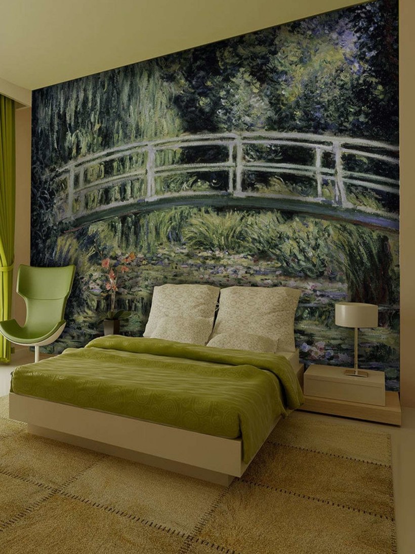 Маленькая прямоугольная спальня