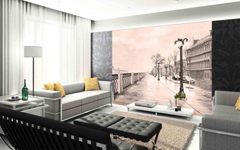 Фотообои увеличивающие пространство