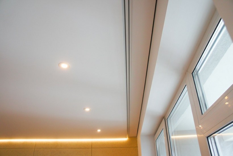 Теневой тканевый потолок