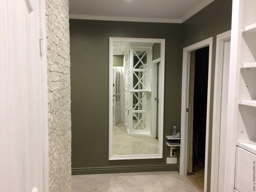 Тумба для обуви поворотная с зеркалом 1189(02) Germania werk