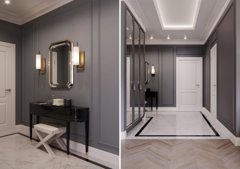 Ниши в интерьере прихожей