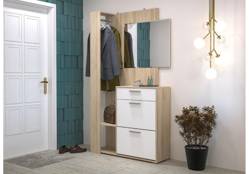 Прихожая в стиле Скандинавия