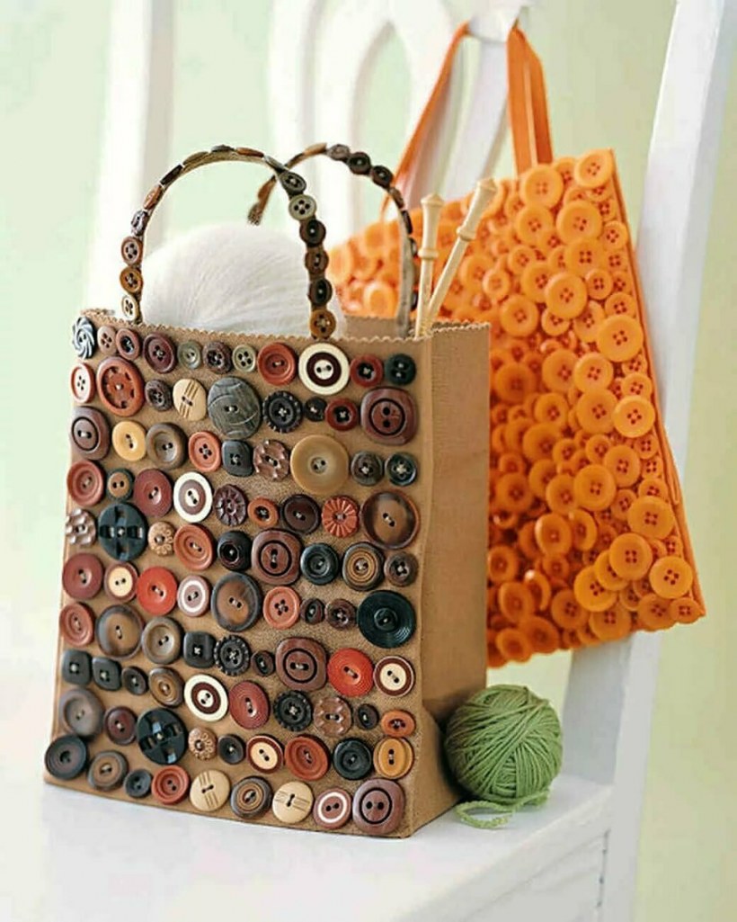 Рукоделие из пуговиц