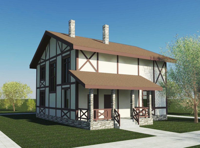 Дуплекс фахверк