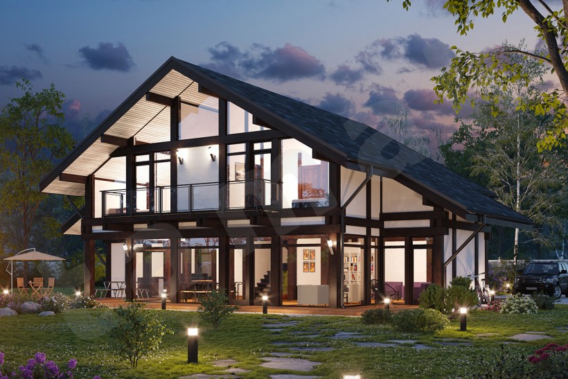 Фронтон фахверк