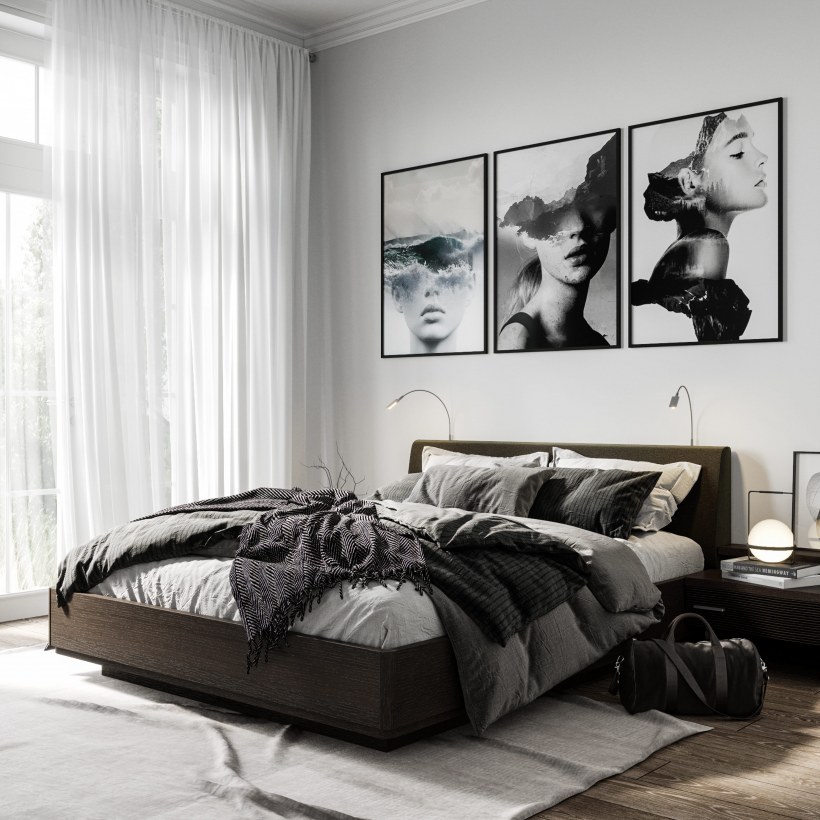 Кровать Элеонора лазурит